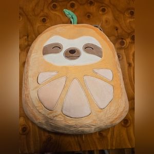 12" Orange Sloth Squishmallow